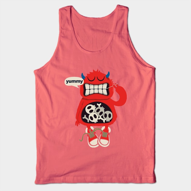 Yummy Monster Tank Top by Mako Design 